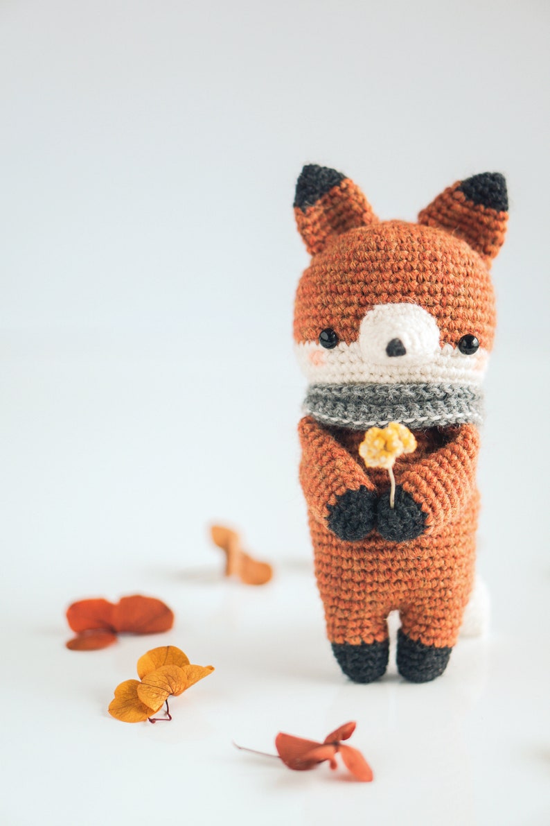 Amigurumi crochet pattern : Aiden The Fox Amigurumi, PDF Crochet pattern English image 1