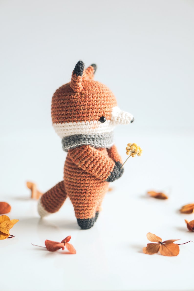 Amigurumi crochet pattern : Aiden The Fox Amigurumi, PDF Crochet pattern English image 4