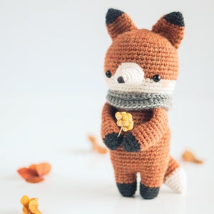 Amigurumi crochet pattern : Aiden The Fox Amigurumi, PDF Crochet pattern English image 2