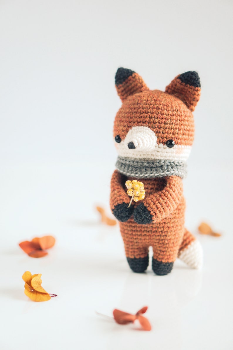 Amigurumi crochet pattern : Aiden The Fox Amigurumi, PDF Crochet pattern English image 2