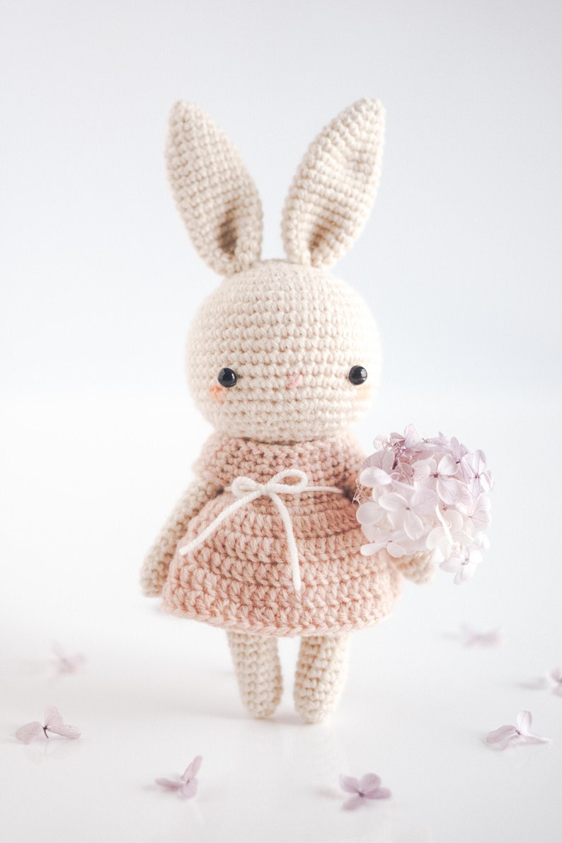 Amigurumi crochet pattern : Ellie the Bunny Amigurumi, PDF Crochet pattern English image 1