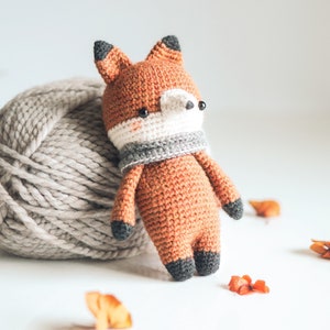 Amigurumi crochet pattern : Aiden The Fox Amigurumi, PDF Crochet pattern English image 3