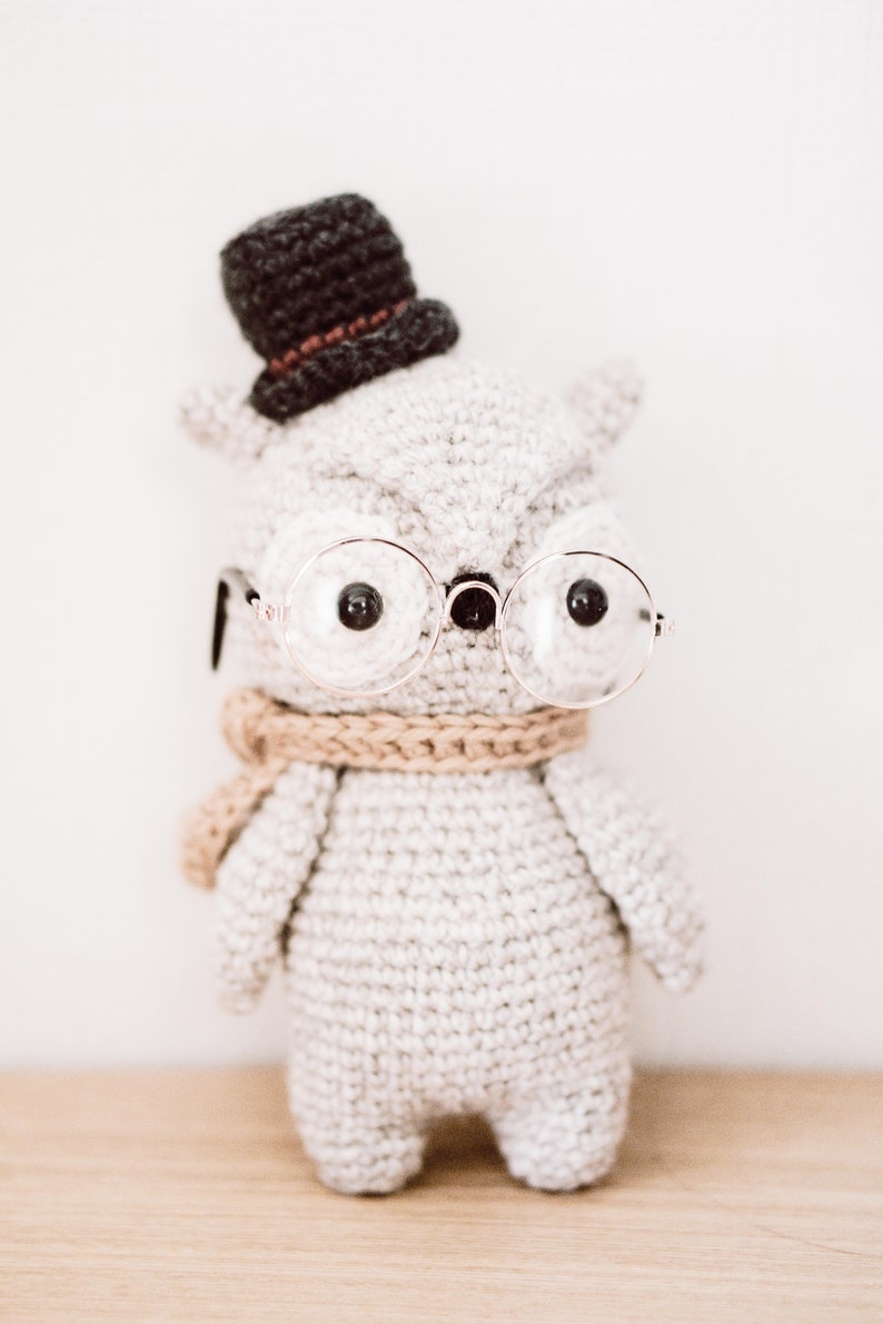 Owl crochet pattern : Harold the owl amigurumi pattern, PDF owl crochet English image 6