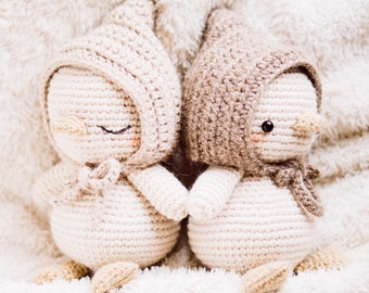 Baby Duckling Crochet Pattern: Baby Nina amigurumi, Easter crochet, PDF Duck crochet (English)