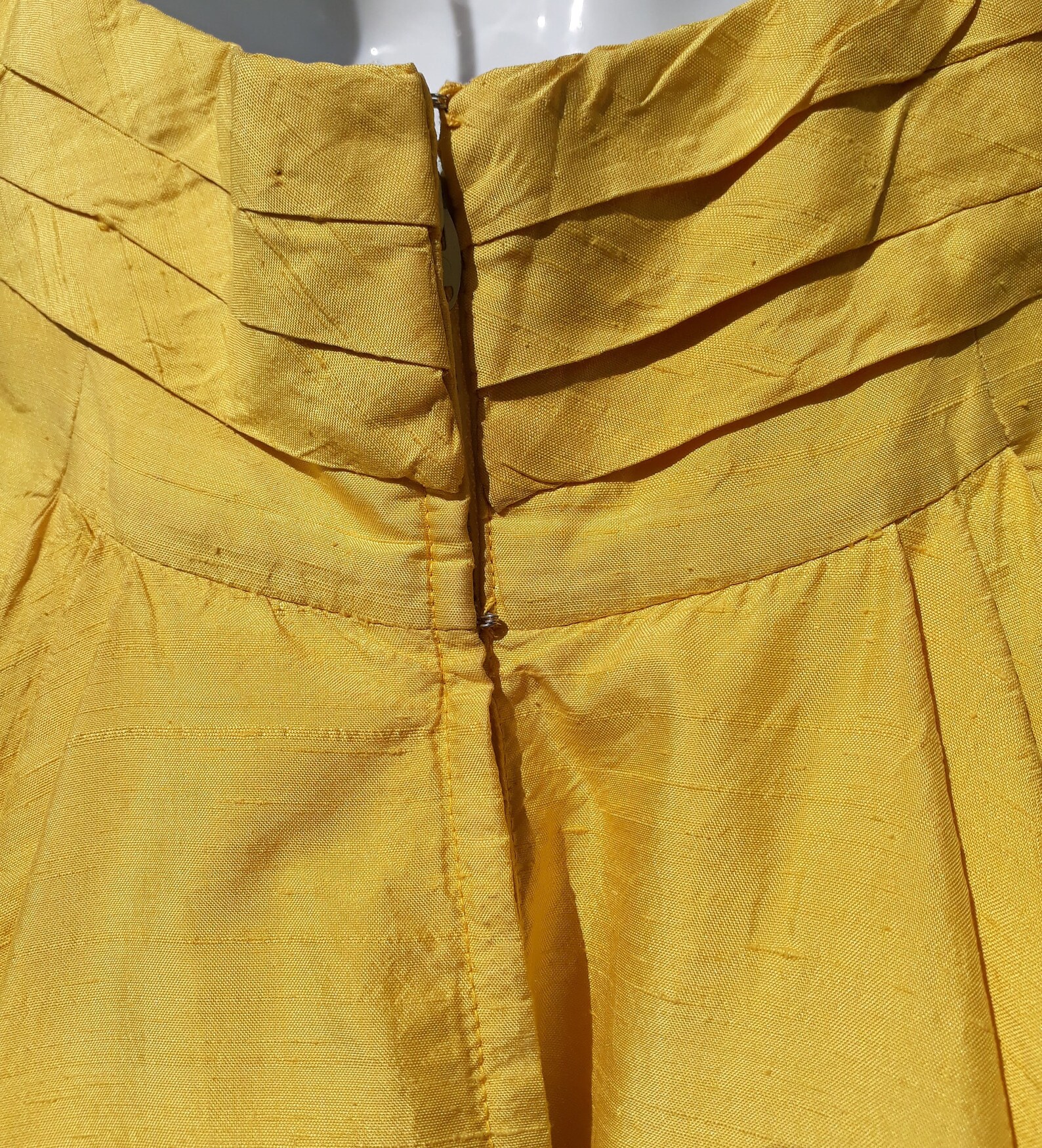 Stunning Yellow Silk Vintage Couture Evening Gown - Etsy