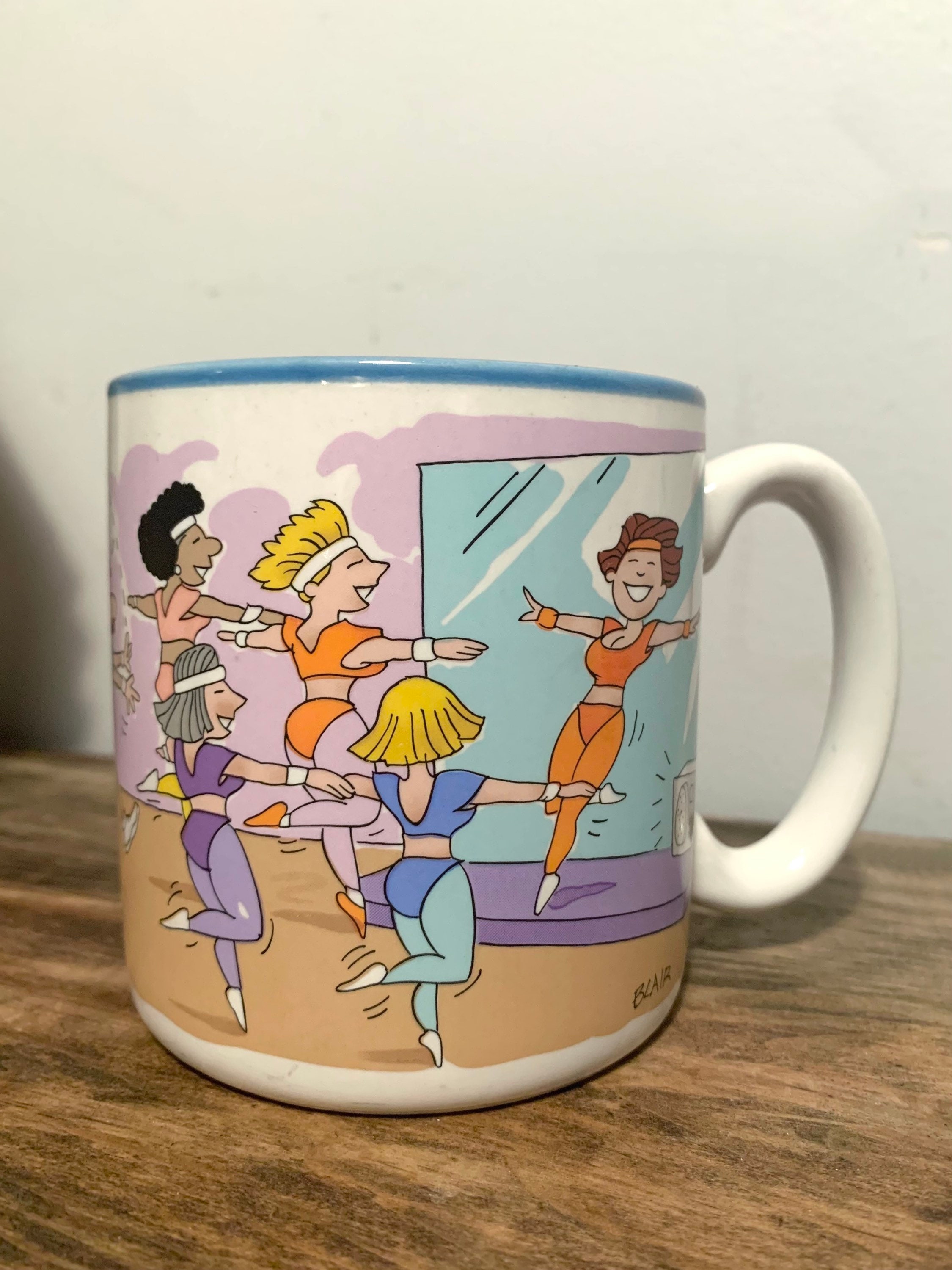 Potpourri Press Aerobics Basketball Mug 