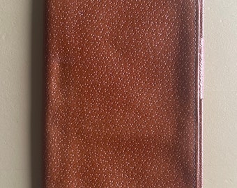 Vintage Retro Brown Leather Wallet, 60s/70s Mid Century Modern Wallet, Passport Holder, Daytimer, Made in Canada