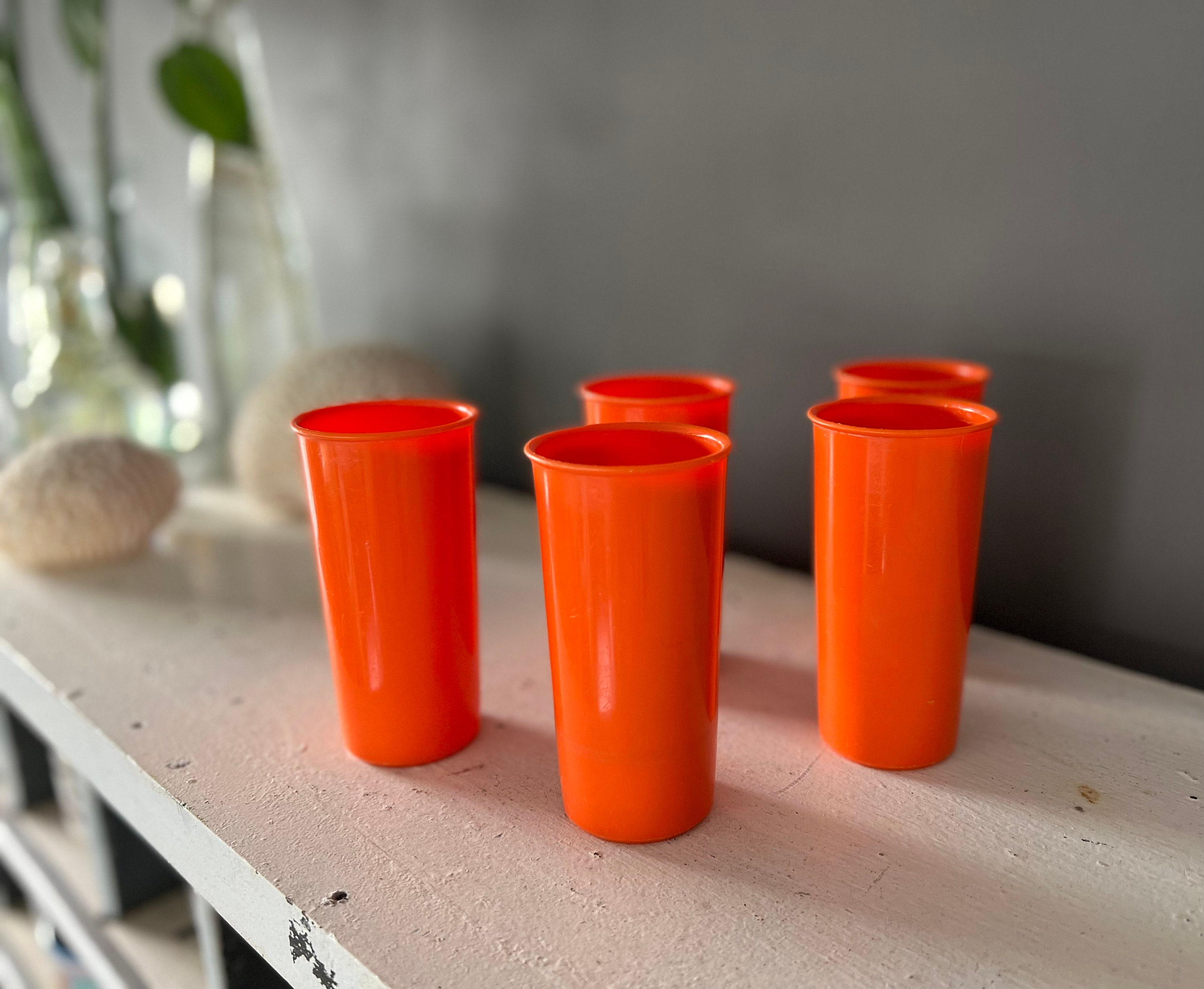 Vintage Tupperware Drinking Cups Kitschy Kitchen Cups Drinking Tumbler |  Shop THRILLING