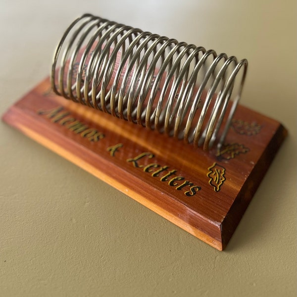 Coil Letter Holder Etsy