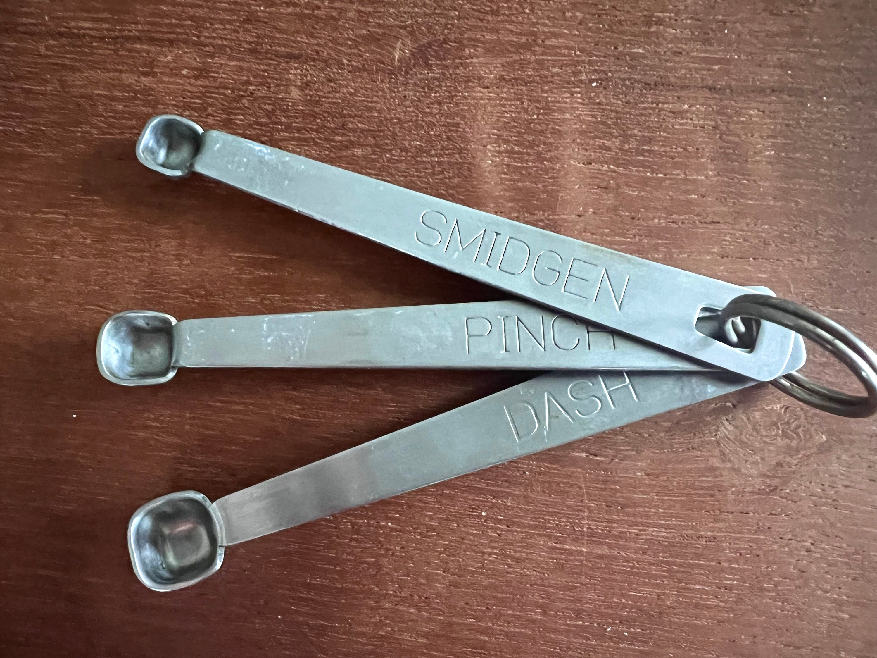 5PCS Mini Stainless Steel Measuring Spoon Set Tad Dash Pinch Smidgen Drop