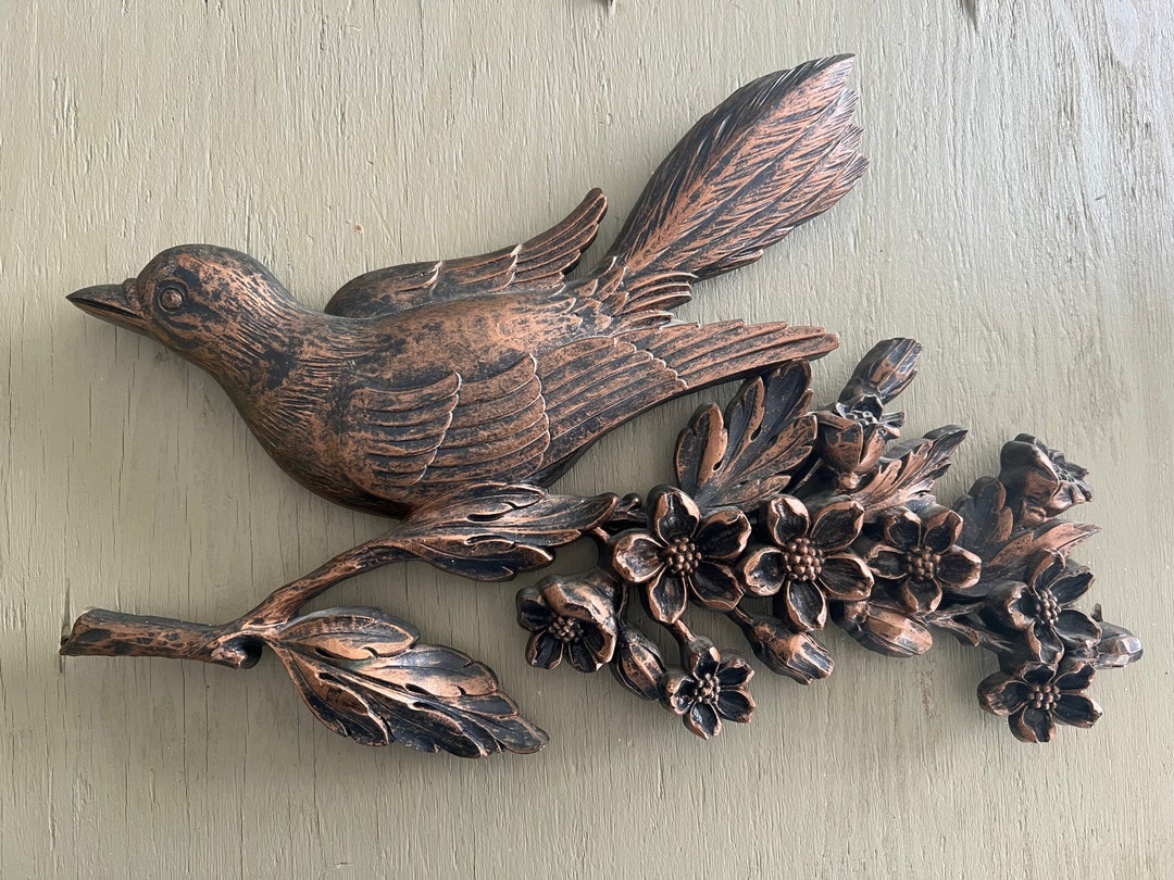 Vintage Bird Wall Decor, 1967 Etsy