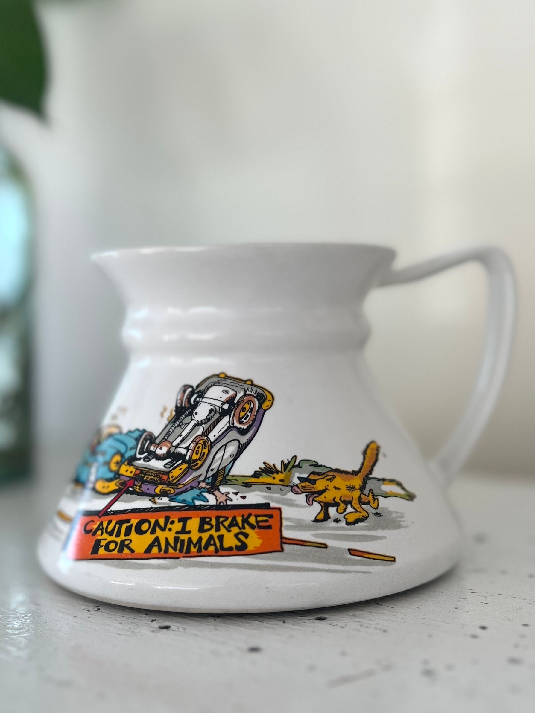 Vintage Motor Barely Surviving No Spill No Slide Duck Mug With Tag - Ruby  Lane