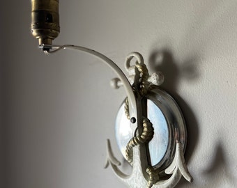 Nautical plug in wall cheap sconce