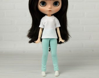 Leggings Blythe turquesa. Pantalones Blythe