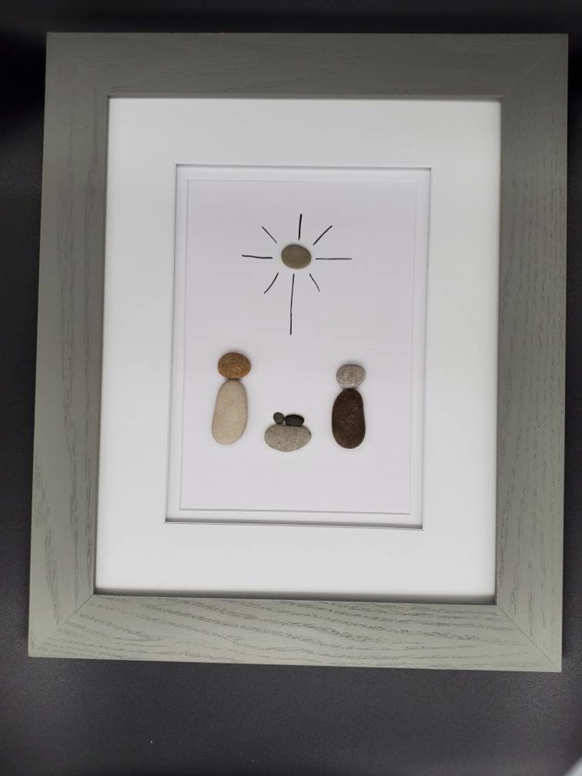 Nativity Scene Pebble Art Christmas Artchristmas Pebble Art. Etsy