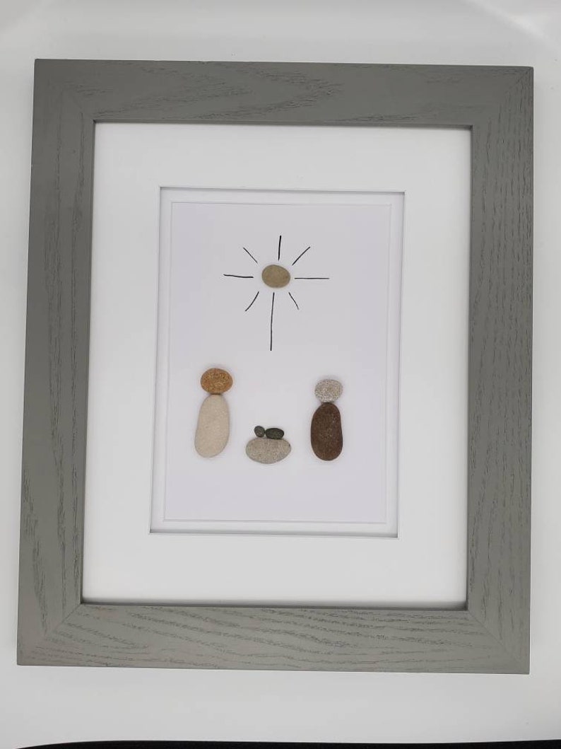Nativity Scene Pebble Art Christmas Artchristmas Pebble Art. Etsy