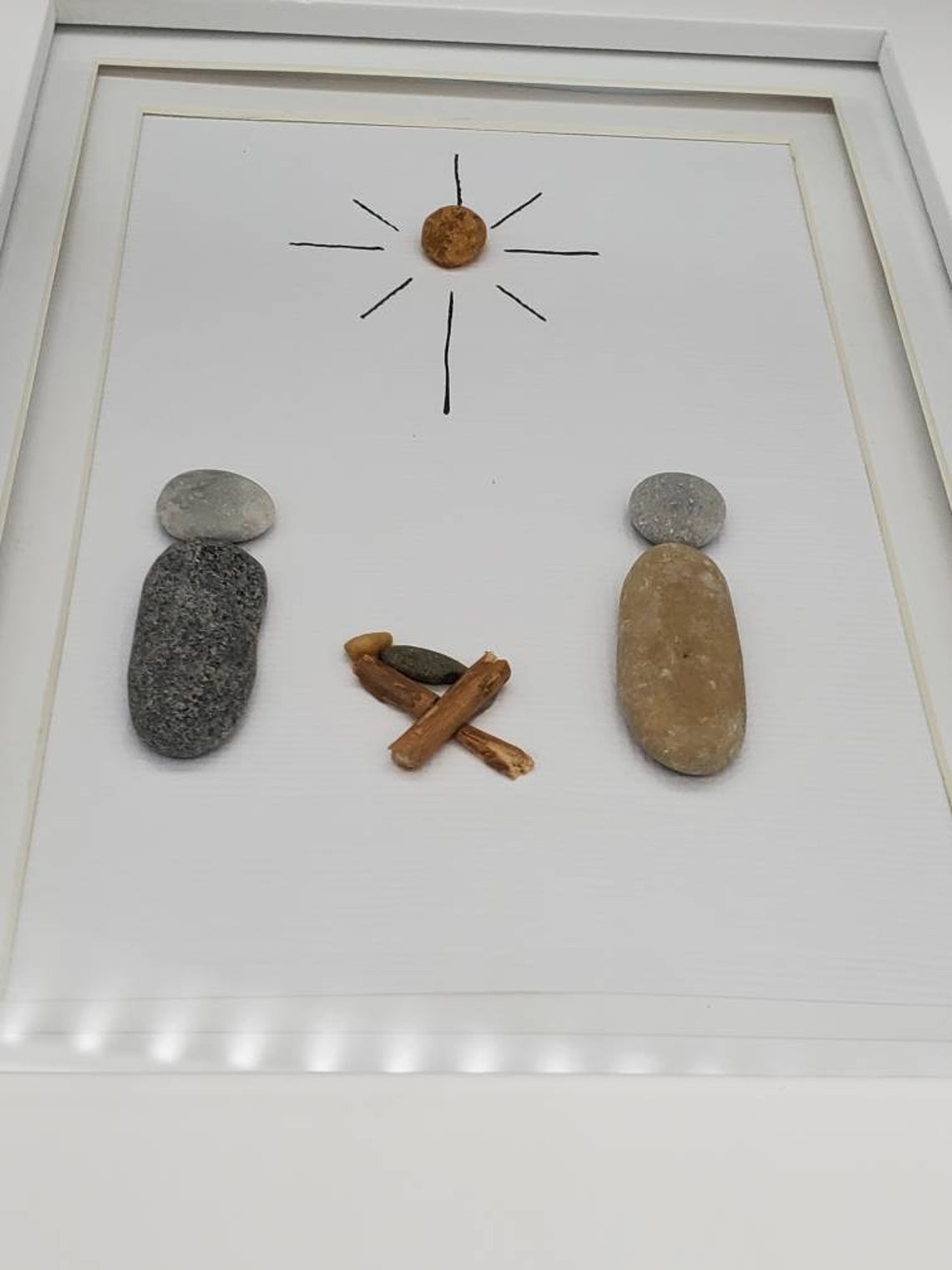 Nativity Scene Pebble Art Christmas Artchristmas Pebble Art. Etsy