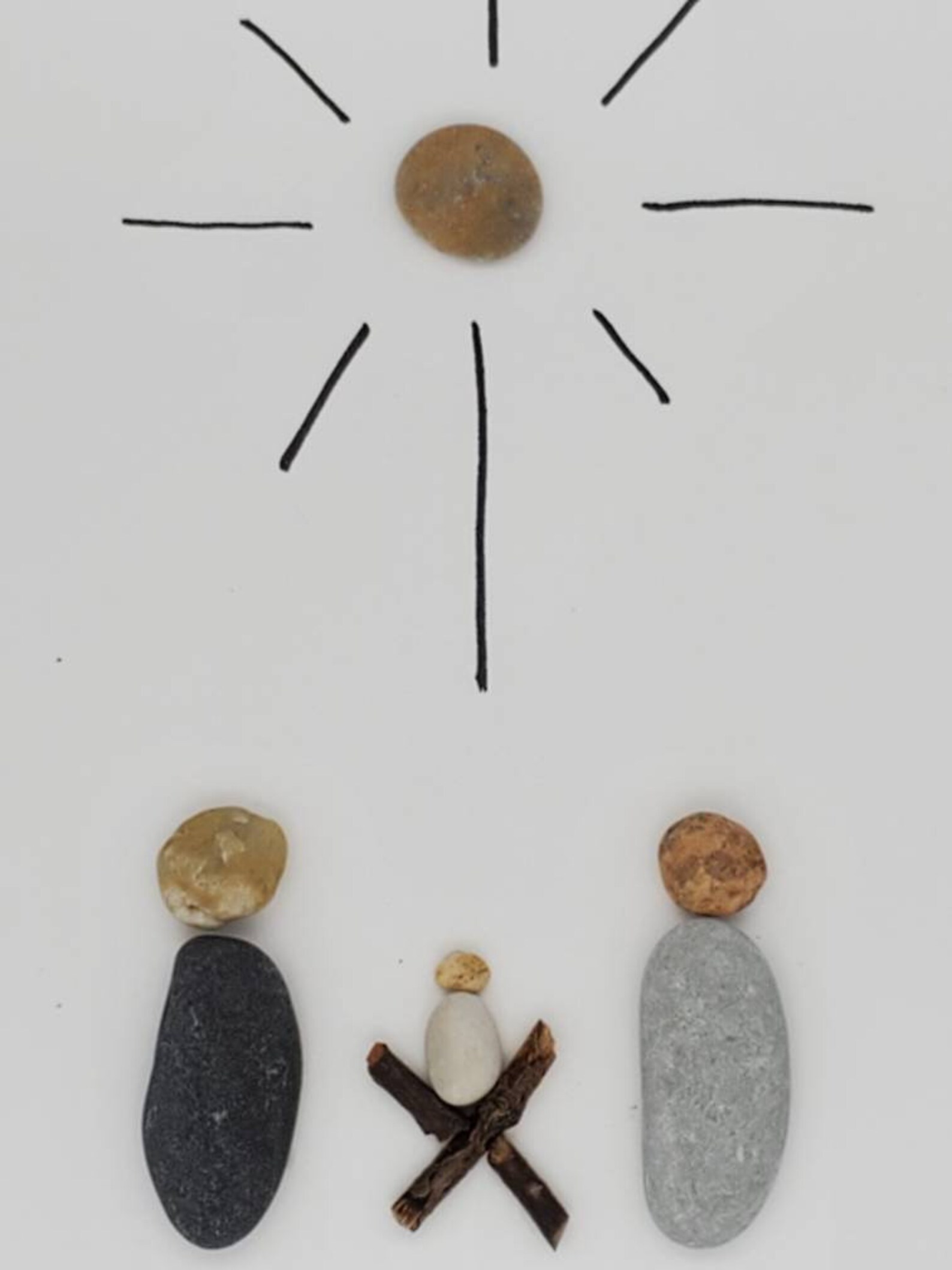 Nativity Scene Pebble Art Christmas Artchristmas Pebble Art. Etsy