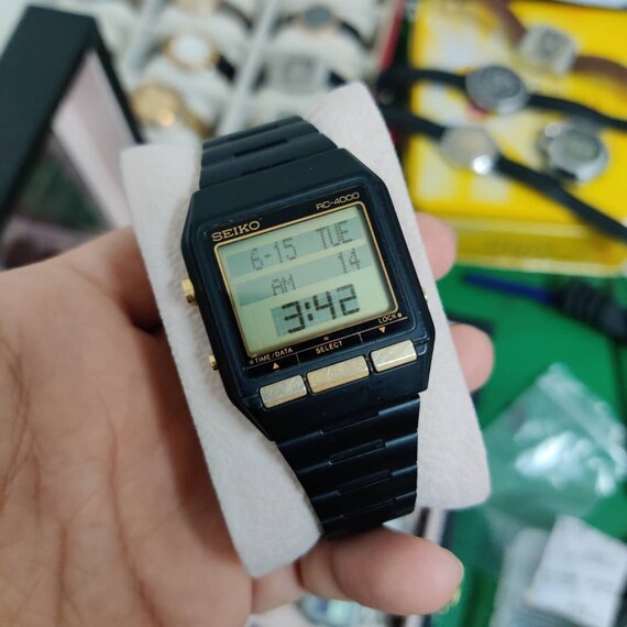 Vintage Seiko Digitaal Horloge S-521 RC4000 Zeldzaam Item | Etsy België