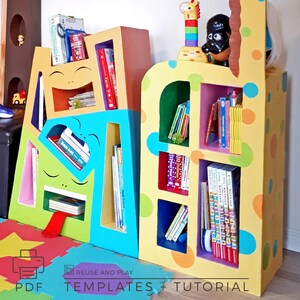 Estantería infantil "Jirafa" <<<Planos imprimibles>>> imagen 10