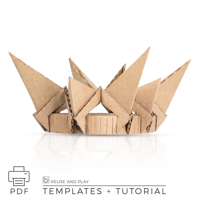 Glinda Crown Template Printable Etsy
