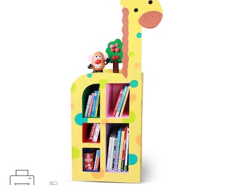 Kids Bookshelf &quot;Giraffe&quot; &lt;&lt;&lt;Printable Plans&gt;&gt;&gt;