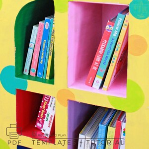 Estantería infantil "Jirafa" <<<Planos imprimibles>>> imagen 9