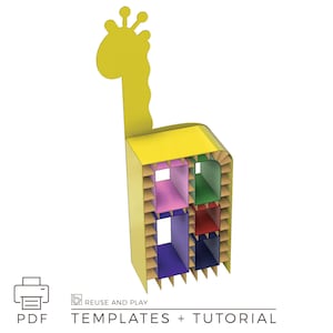 Estantería infantil "Jirafa" <<<Planos imprimibles>>> imagen 7