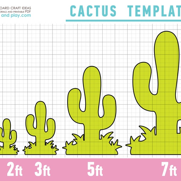 Cactus TEMPLATE | 1-5 ft