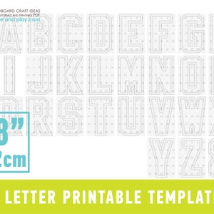 Giant Letters Double Templates A to Z | 48in - Etsy