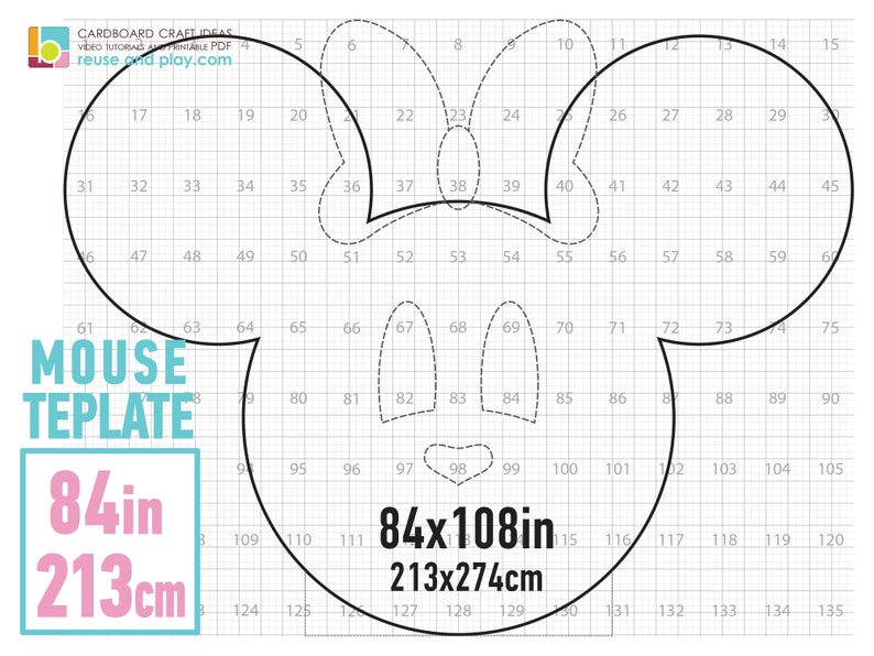 Mouse TEMPLATE PDF | Etsy