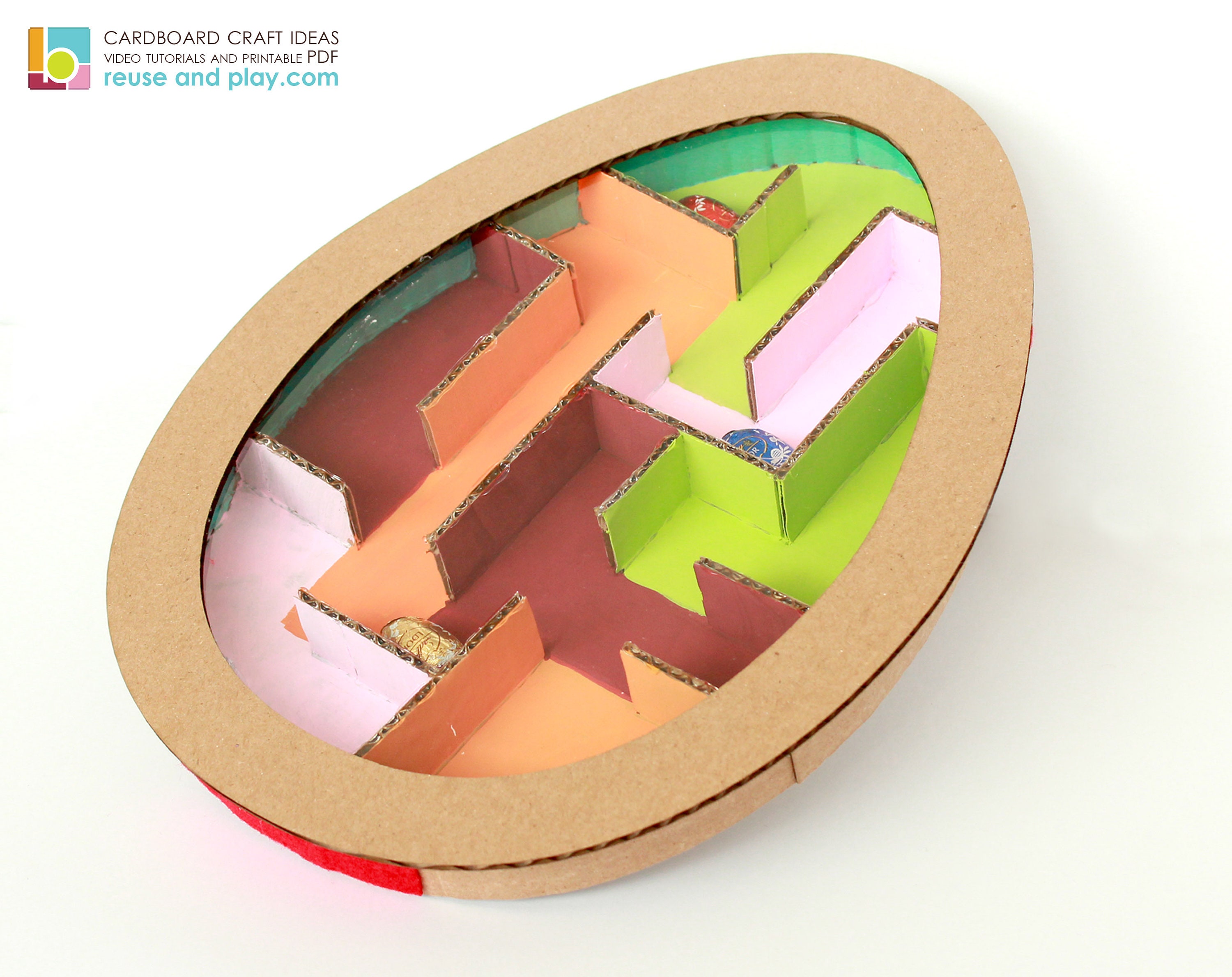 Easter Egg Maze Printable PDF Template | Etsy