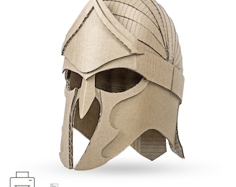 Medieval Knight Helmet TEMPLATES