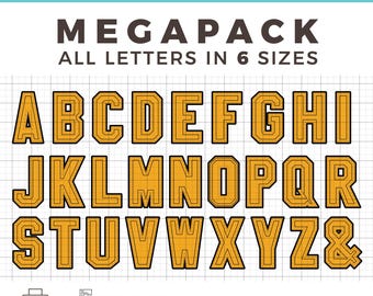 Light Up Letters TEMPLATES MEGA PACK