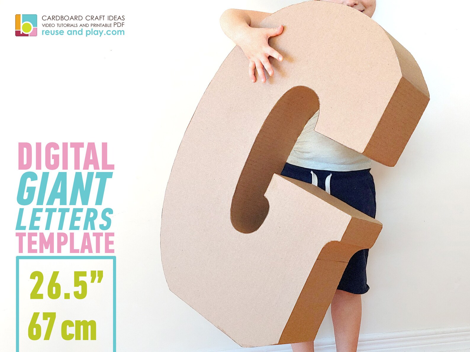 Giant 3D Letters TEMPLATES AZ 26.5in Etsy