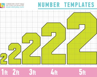 Block Number TWO Templates 1-5 ft