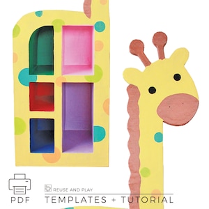 Estantería infantil "Jirafa" <<<Planos imprimibles>>> imagen 6