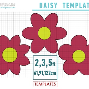 Daisy TEMPLATE PDF 2ft, 3ft, 4ft