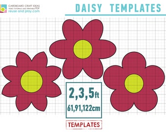 Daisy TEMPLATE PDF 2ft, 3ft, 4ft