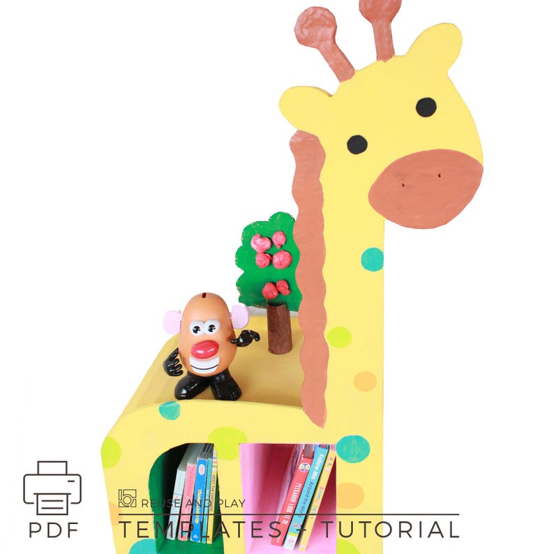 Estantería infantil "Jirafa" <<<Planos imprimibles>>> imagen 8