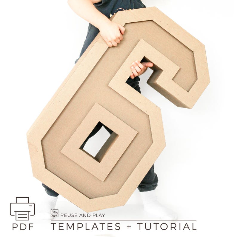 Huge Light up Numbers TEMPLATES, 0-9 | 42in - Etsy