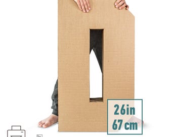 4 FT Large Printable Alphabet Letters A–Z Template, Giant Marquee