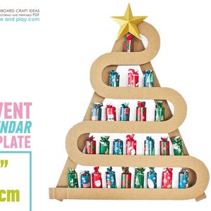 Adventskalender RegalSCHABLONE