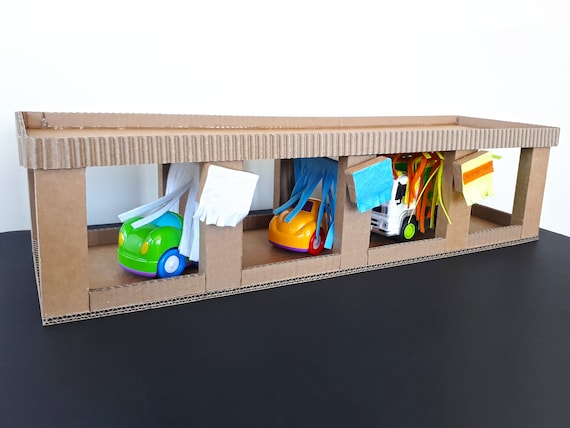Cardboard Toy Car Washer DIY Tutorial Etsy UK