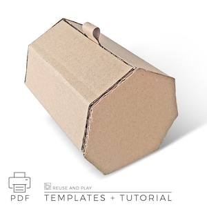 Caja de regalo PLANTILLA / 3-7 pulgadas