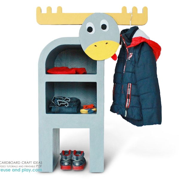 Porte-vêtements "Moose" <<<Tutoriel imprimable>>>