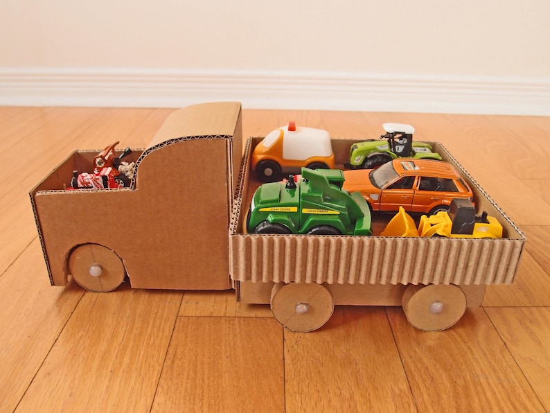 DIY Truck Car Organizer and Toy Storage