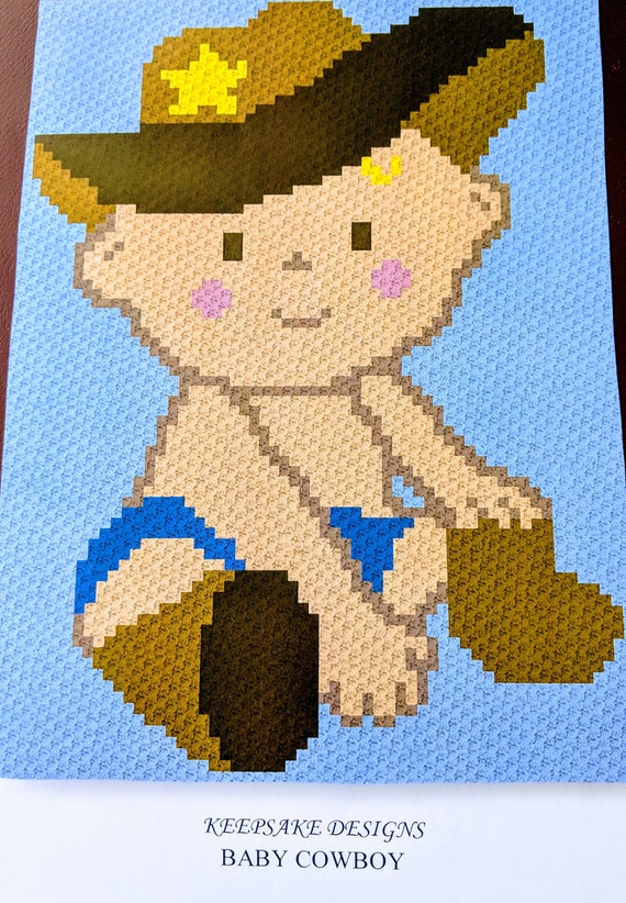 cowboy baby blanket