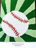 Baseball – Teen/Adult Size Corner to Corner Crochet Blanket Afghan Graph Pattern – 75x90 C2C crochet squares 