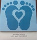 Love Baby Footprints – Baby/Child Size Corner to Corner Crochet Blanket Afghan Graph Pattern – 70x60 C2C crochet squares 